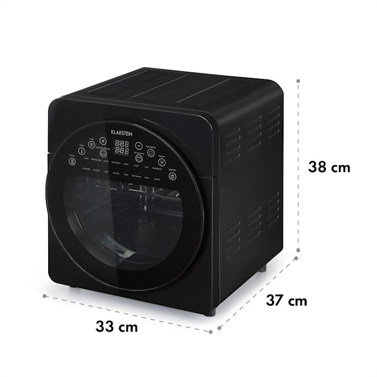 AeroVital easy touch, frytkownica beztłuszczowa, 16 programów, 1700 W, 14 l, kolor czarny Czarny