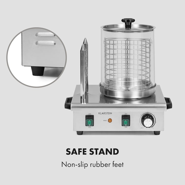 Wurstfabrik 550, aparat pentru preparat Hot Dog, 550 W, 5 litri, 30 - 100 °C, oțel inoxidabil 550 W