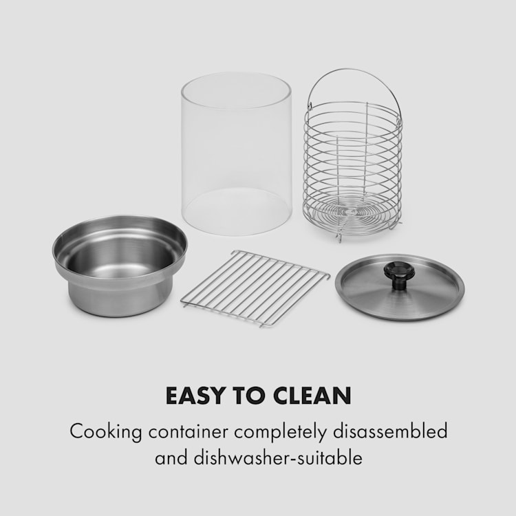 Wurstfabrik 550, aparat pentru preparat Hot Dog, 550 W, 5 litri, 30 - 100 °C, oțel inoxidabil 550 W