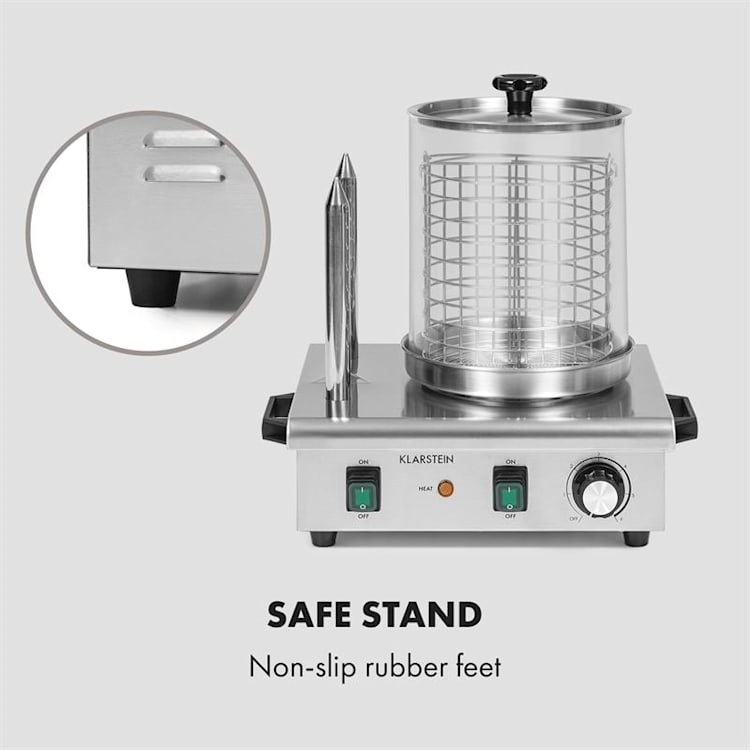 Wurstfabrik Pro 550 Hot Dog Maker 550W 5l 30-100°C glas rostfritt stål 550 W
