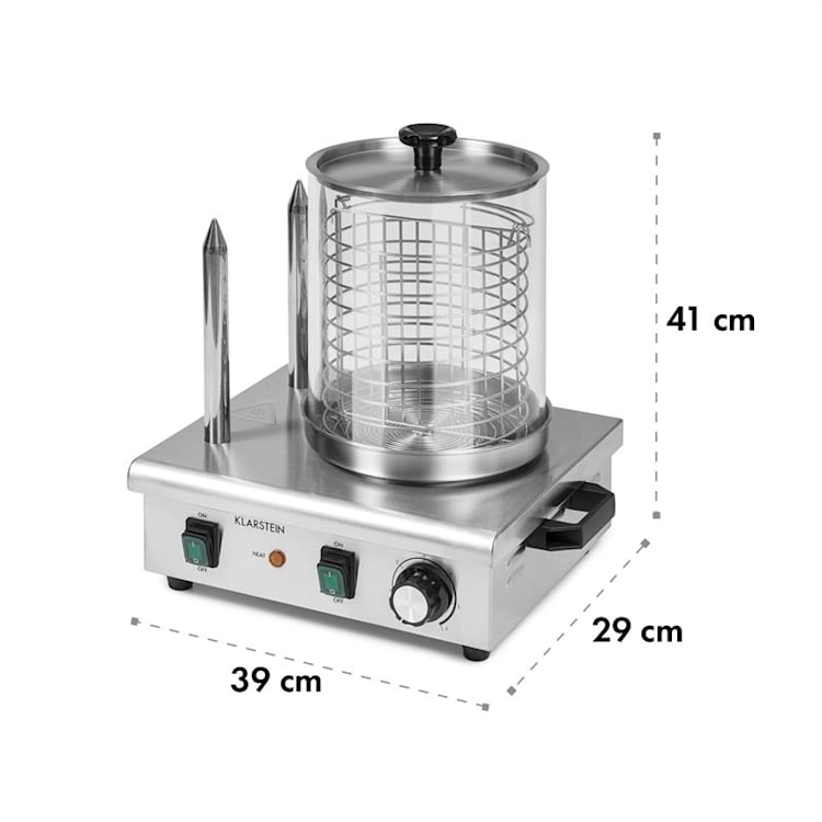 Wurstfabrik 550, aparat pentru preparat Hot Dog, 550 W, 5 litri, 30 - 100 °C, oțel inoxidabil 550 W