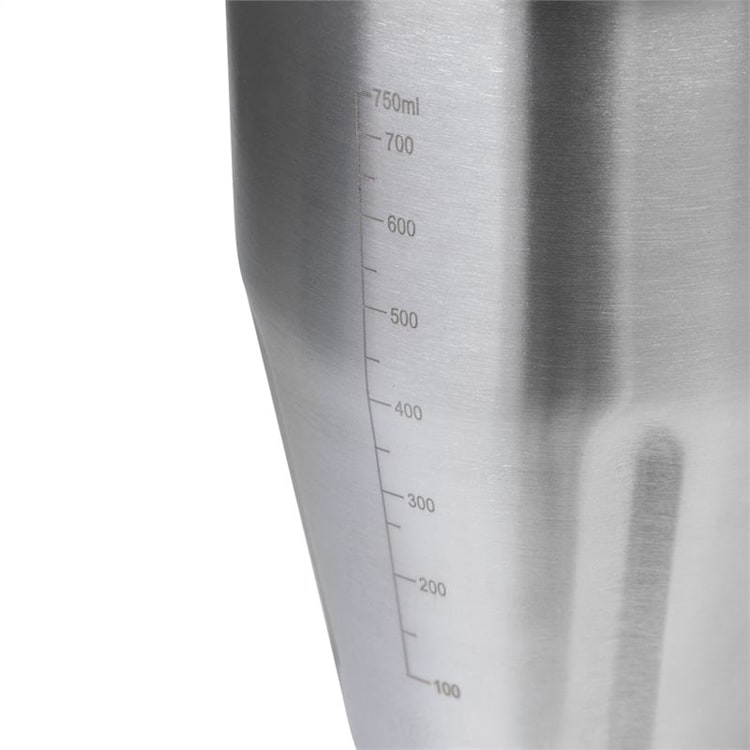 Kraftprotz Edelstahlbecher Zubehör 1 Liter Edelstahl silber