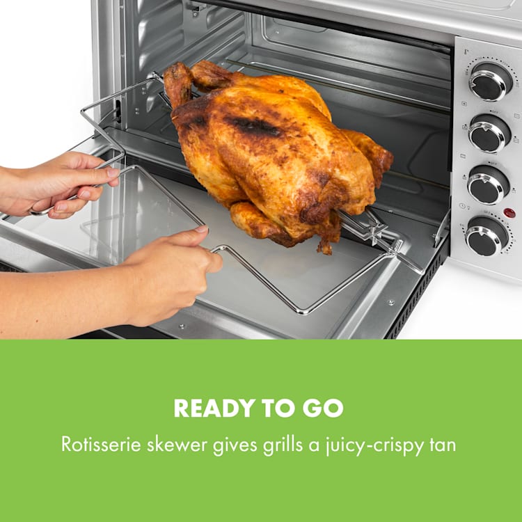Masterchef 60 Mini four 60L 2000W 100 à 230 °C Minuterie 60mn Argent 60 L | Argent