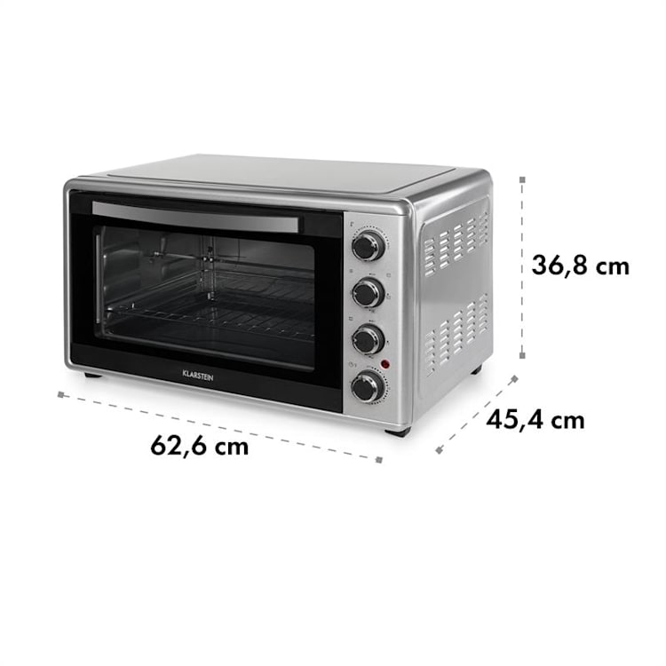 Masterchef 60 mini-forno 60l 2000W 100-230 °C timer argento 60 Ltr | Argento