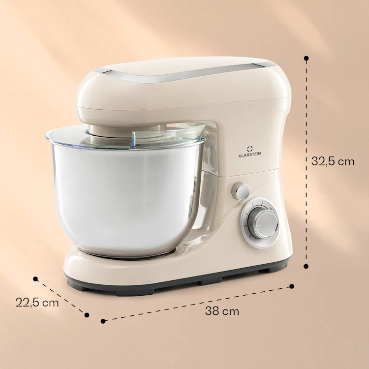 Bella Pico 2G, Food Processor, 1300W, 1.7HP ,6 levels, 5 litres Vintage Cream