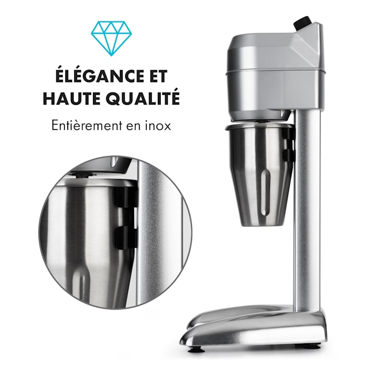 Pro Kraftprotz milkshake-mixer proteïneshake 300W traploos rvs