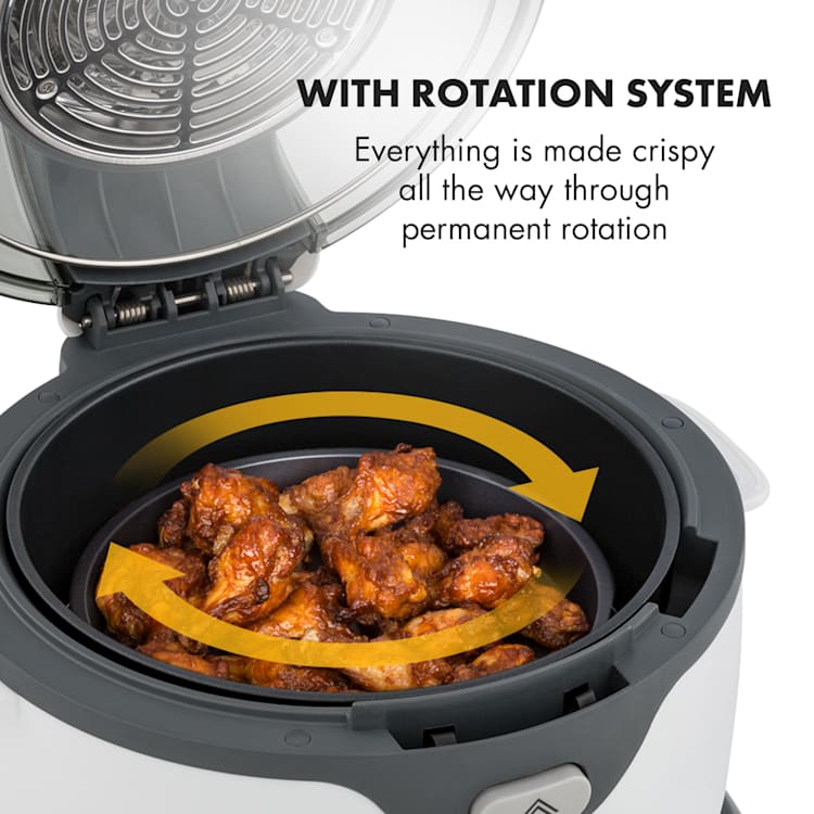 VitAir Swing, friteuză cu aer cald, 1400 W, 50 - 240 ° C, cronometru, albă Alb