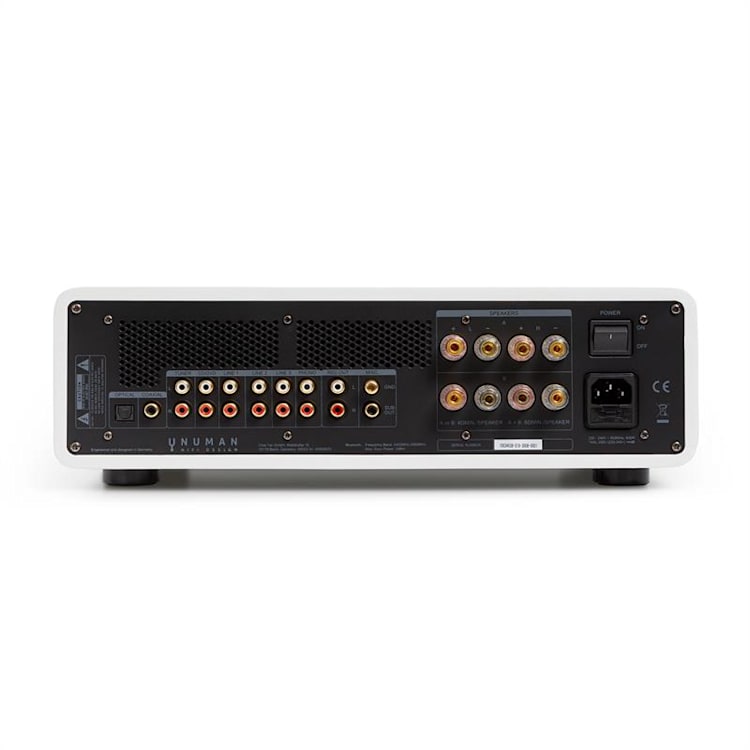 Drive digitaalinen stereovahvistin 2 x 170 W / 4 x 85 W RMS AUX/phono/coax valkoinen Valkoinen