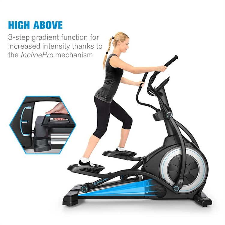 Helix Star UP Crosstrainer Acionamento P/ Correia 25kg Peso Oscilante