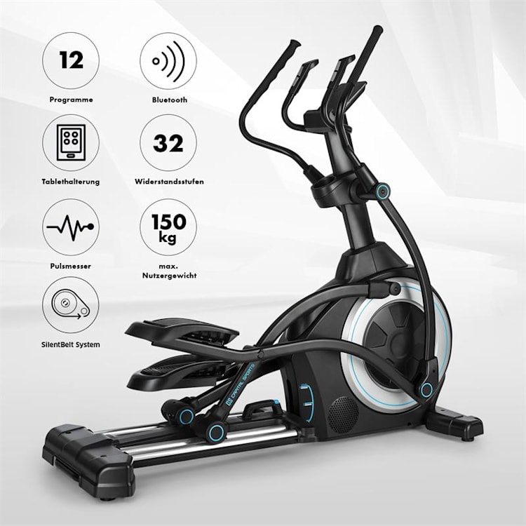 Helix Star UP Crosstrainer Acionamento P/ Correia 25kg Peso Oscilante