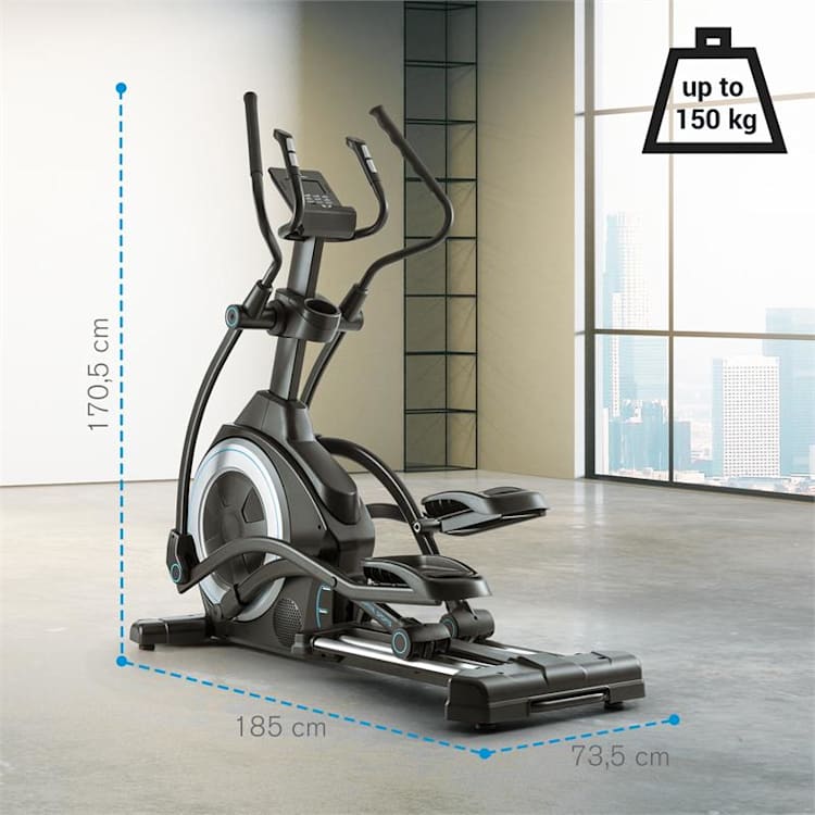 Helix Star UP Crosstrainer Acionamento P/ Correia 25kg Peso Oscilante