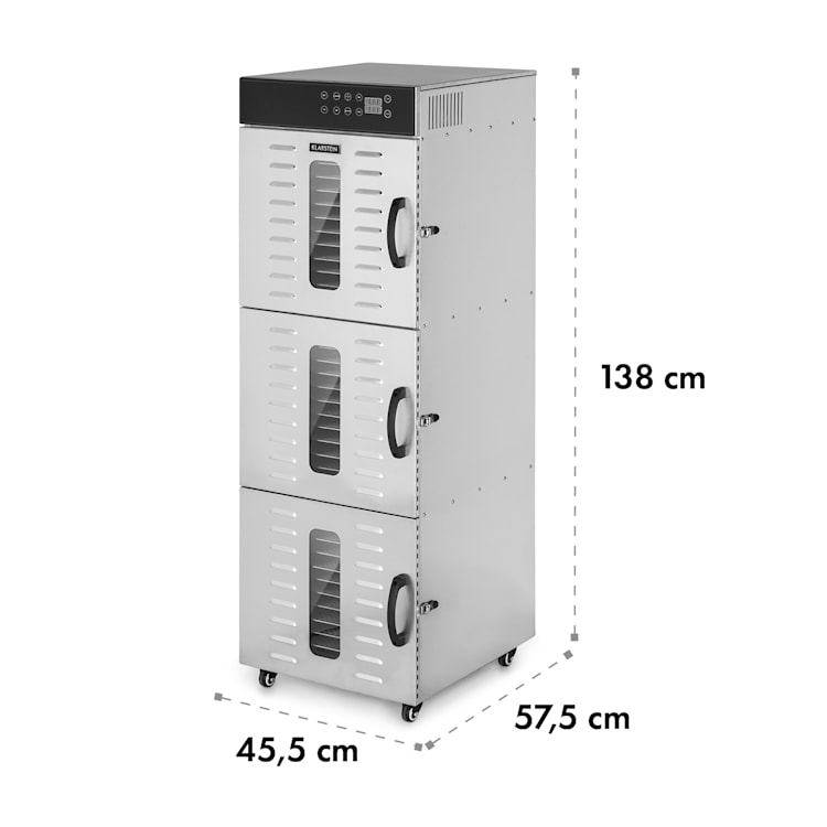 Master Jerky 550, élelmiszerszárító gép, 2400 W, 40 - 90 °C, 24 órás időzítő, nemesacél, ezüstszínű 36_stages