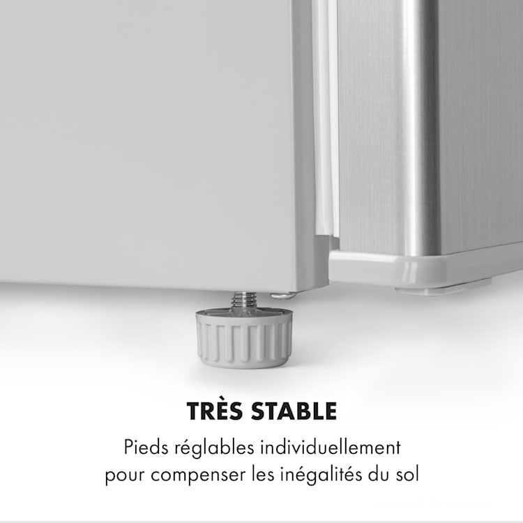 Réfrigérateur Hudson 88 litres Bac à légumes Compresseur Argent