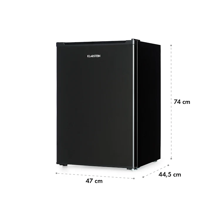 Delaware Refrigerator 75 Litre 4 Litre Freezer Compression Black