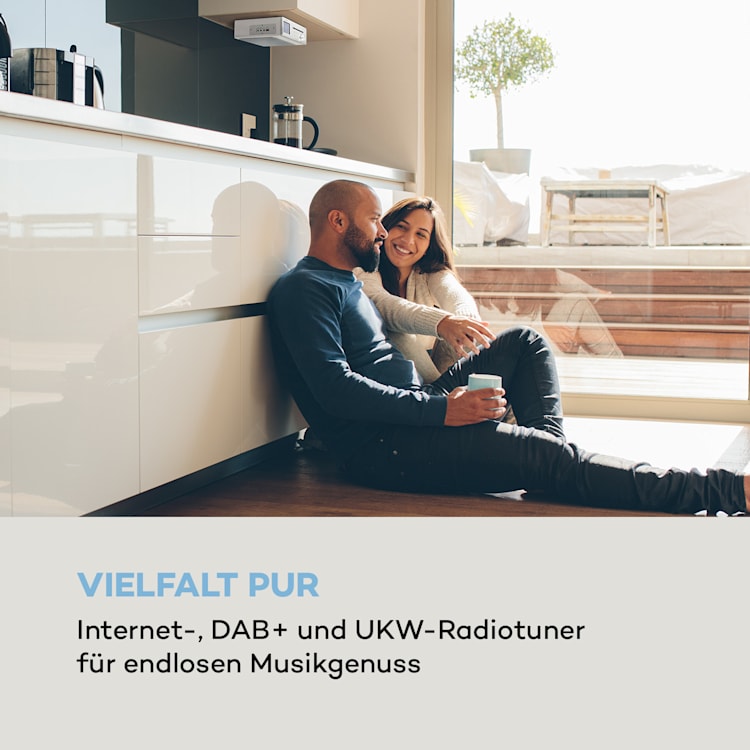 Silver Star Chef Küchenradio 20W max. CD BT USB Internet/DAB+/UKW weiß Weiß