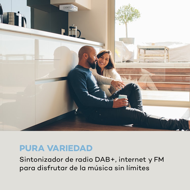 Silver Star Chef Radio de cocina de 20 W máx. CD BT USB Internet/DAB+/FM Blanca Blanco
