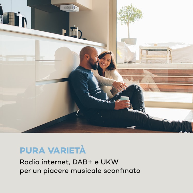 Silver Star Chef radio da cucina 20W max. CD BT USB internet/DAB+/FM bianco Bianco