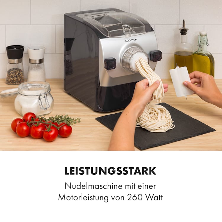 Pastamania Nudelmaschine 260W 7 Aufsätze 500 g 60 dB LED