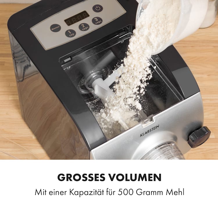 Pastamania Nudelmaschine 260W 7 Aufsätze 500 g 60 dB LED