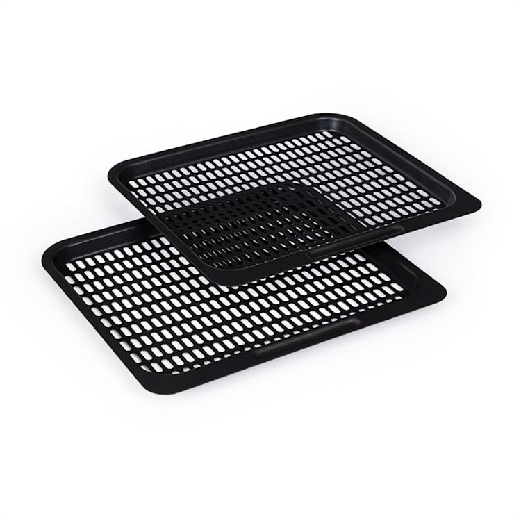 AeroVital Fry Gitterrost Zubehör 2 Stück 24 x 20 cm Stahl Antihaft