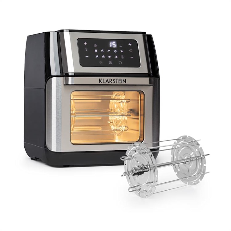 AeroVital Fry Kebab-Set | Zubehör | Edelstahl | 8 Spieße | silber