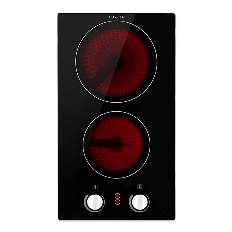 EasyCook Domino, sklokeramická varná deska, 3000 W, otočný regulátor, černá