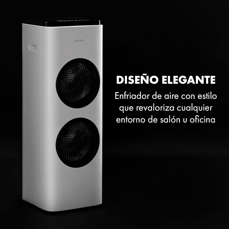 Windsurfer Climatizador evaporativo 3-en-1 temporizador de 8h 534 m³/h mando a distancia Blanco Blanco