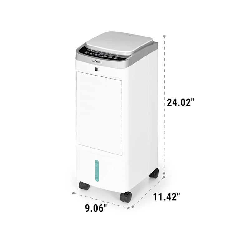 Freshboxx Pro, ochladzovač vzduchu, 3 v 1, 65 W, 966 m³/h, 3 stupne prúdenia vzduchu, biely Biela