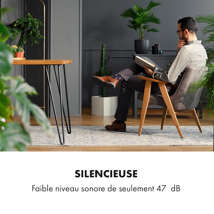 Freshboxx Pro rafraîchisseur d'air 3-en-1 65W 966m³ / h 3 vitesses noir Noir