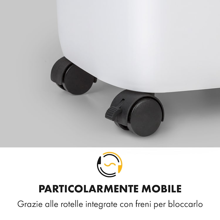 Sonnendeck 3-in-1 Raffrescatore evaporativo 45W Timer 8h Telecomando bianco
