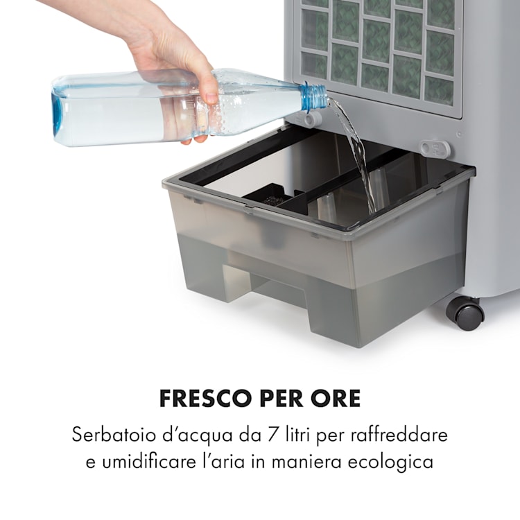 Townhouse Ventilatore Raffreddatore 7L 110W Telecomando Siberini grigio chiaro Grigio Chiaro