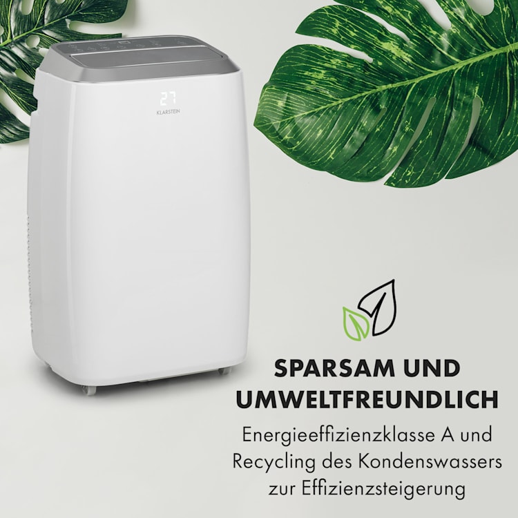 Iceblock Prosmart 9 mobile Klimaanlage 9.000 BTU/ 2,6 kW Luftdurchsatz 300 m³/h max. App Control weiß 9.000 BTU