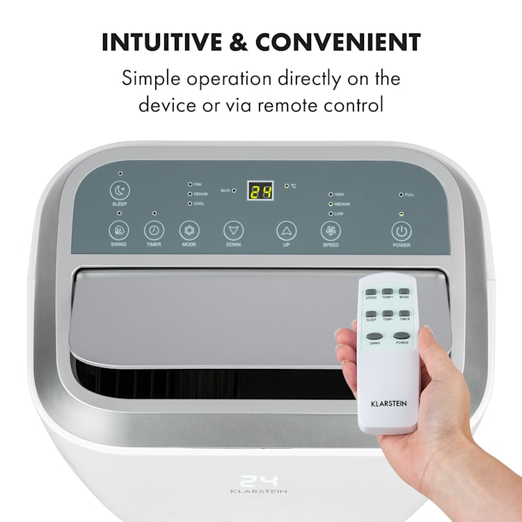 Iceblock Prosmart 9, aer condiționat portabil portabil, 3 în 1, 9000 BTU, control prin aplicație, alb 9.000 BTU