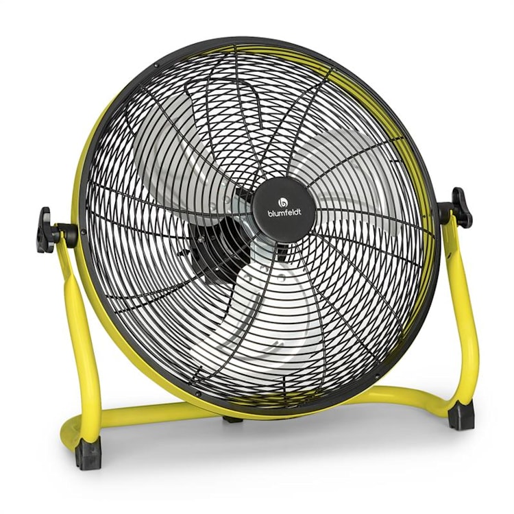 Wintergarden, stojanový ventilátor, 16", akumulátor, 43 W, USB, 45 dB, žltý Žltá