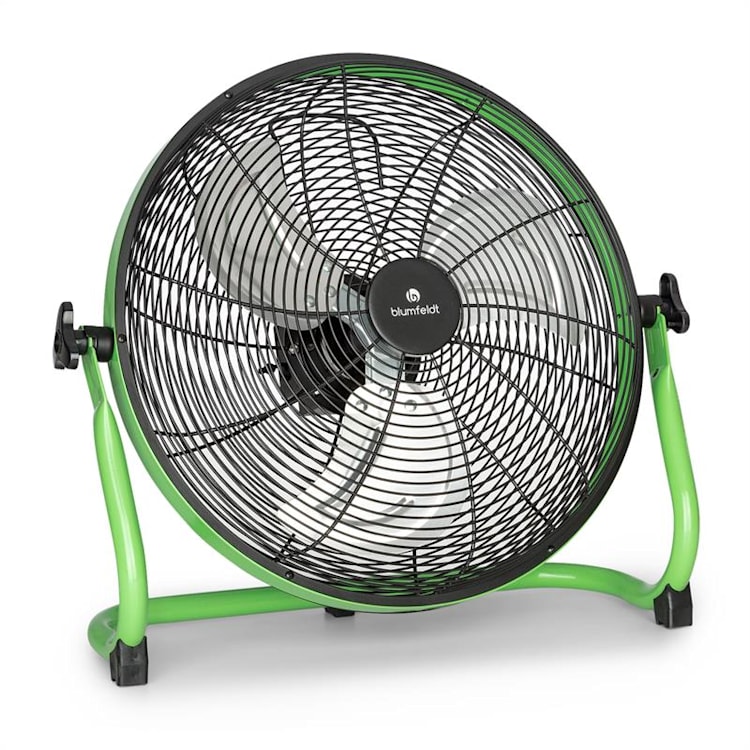 Wintergarden Kabelloser Bodenventilator 16" Akku 43W USB 45 dB grün Grün