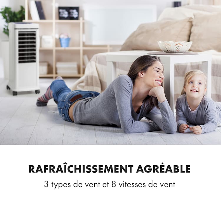 Windspiel luchtkoeler 100W 12h-timer afstandsbediening wit