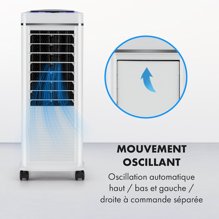Windspiel luchtkoeler 100W 12h-timer afstandsbediening wit