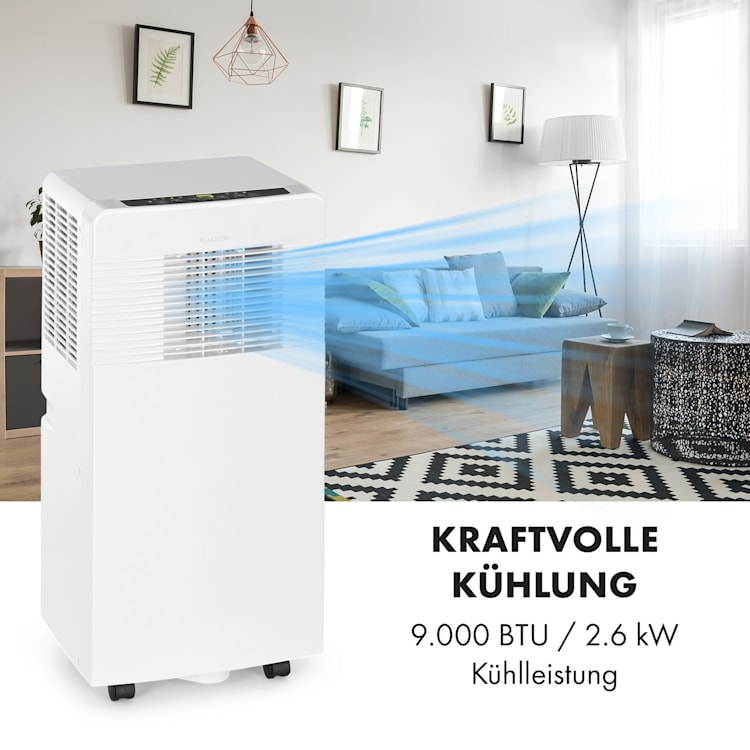 Iceblock Ecosmart 9 Klimaanlage 3-in-1 9000 BTU App Steuerung Fernbedienung 9.000 BTU | Weiß