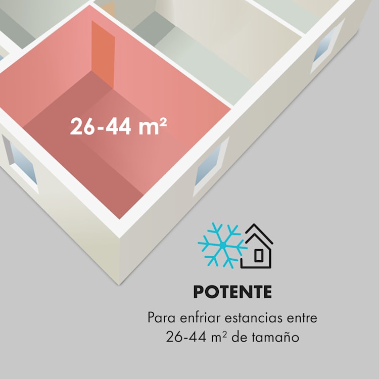 Aire acondicionado Iceblock Ecosmart 9 3 en 1 9000 BTU App Control Mando a distancia 9.000 BTU | Blanco