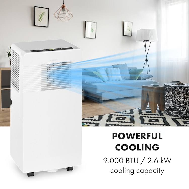 Iceblock Ecosmart 9, mobilná klimatizácia, 3 v 1, 9000 BTU, ovládanie cez aplikáciu, biela 9.000 BTU | Biela