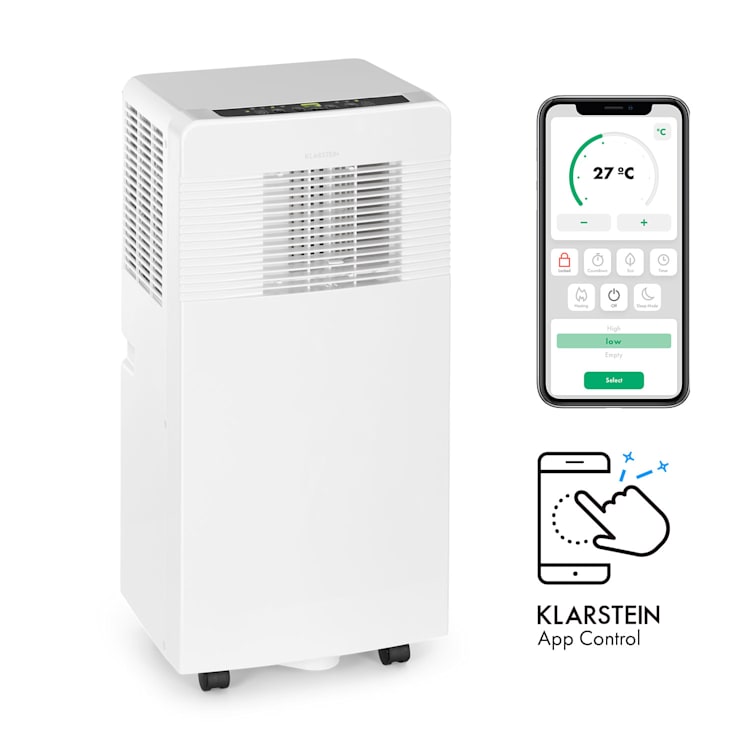 Aire acondicionado Iceblock Ecosmart 9 3 en 1 9000 BTU App Control Mando a distancia 9.000 BTU | Blanco
