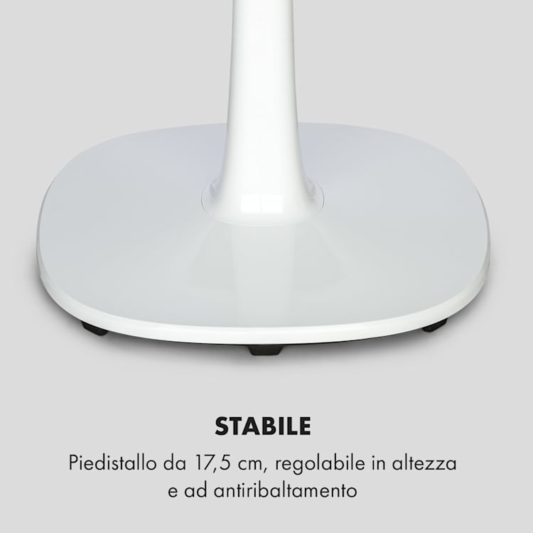 Sommerwind, Ventilatore a Piantana, 16", Motore DC, 5544m³/h, Oscillazione, 35W, bianco Bianco