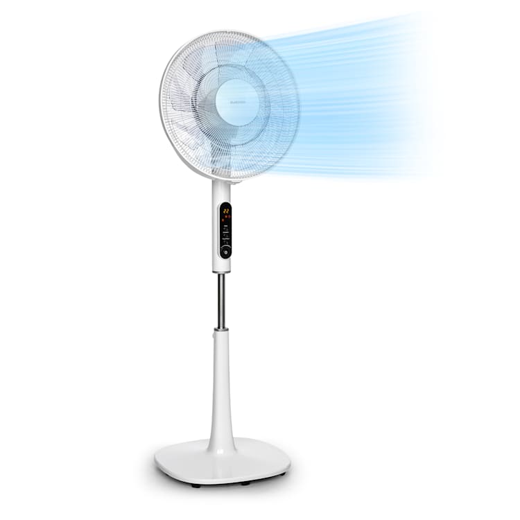 Sommerwind, álló ventilátor,16", 35W, DC-motor, 5544m³/óra, légáramlás, fehér Fehér