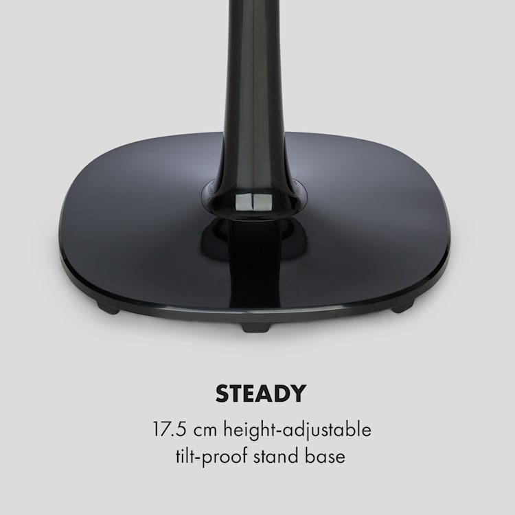 Sommerwind, Pedestal Fan, 16", 35W, DC Motor, 5544m³ / h, Oscillation, Black Black