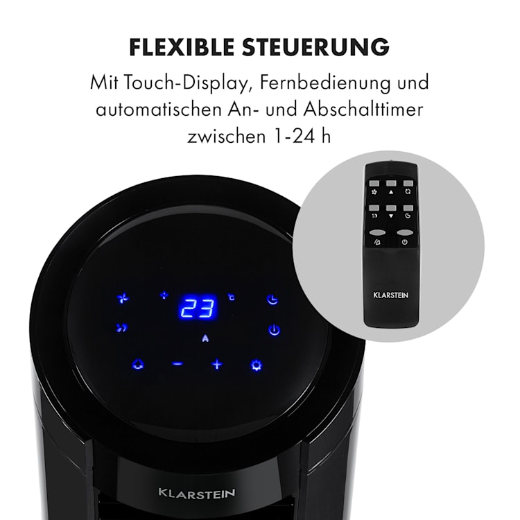 Metrobreeze Miami Mobile Klimaanlage 9000BTU/2,6 kW 950W Schwarz