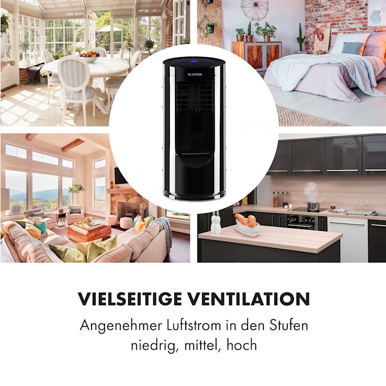 Metrobreeze Miami Mobile Klimaanlage 9000BTU/2,6 kW 950W Schwarz