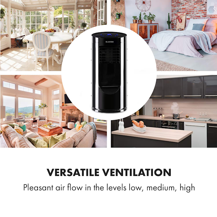 Metrobreeze Miami, mobilná klimatizácia, 9000 BTU/2,6 kW, 950 W, čierna Čierna