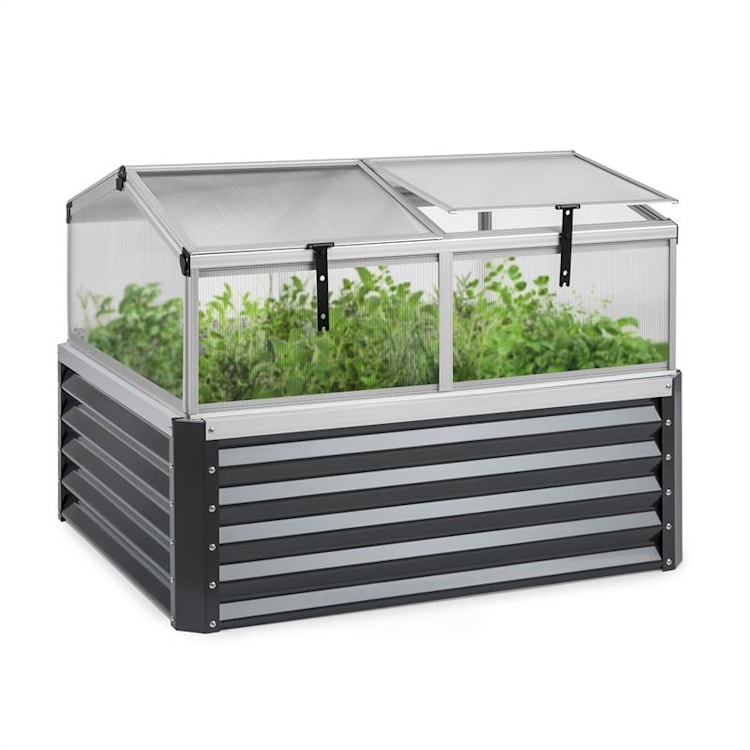 High Grow Advanced verhoogde plantenbak met dak 120x95x100cm staal antraciet