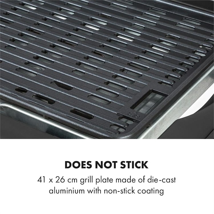 Dr. Beef Pro Barbecue grill électrique 2000W surface anti-adhérente