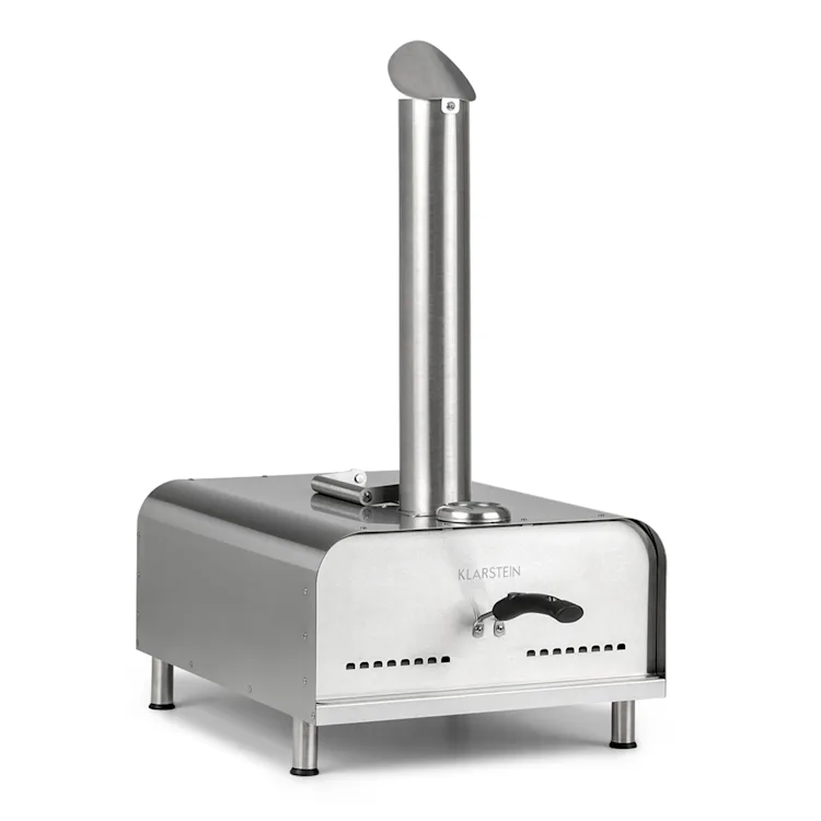 Diavolo, Pizza Pellet Oven, Includes Pizza Stone, Thermometer, Stainless Steel Silver Metallic